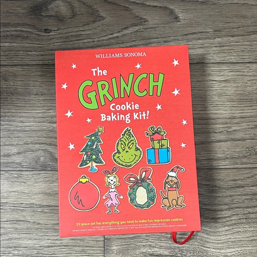 Williams Sonoma Grinch Holiday Cookie Kit - Red